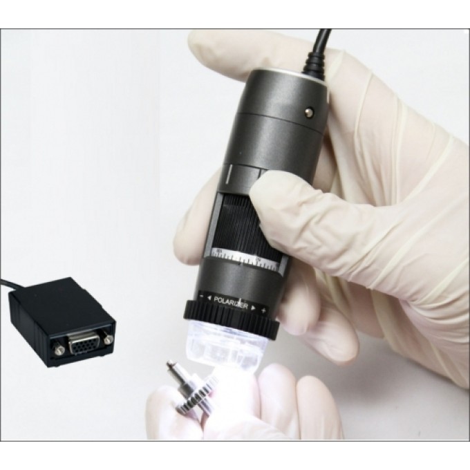 Microscop VGA HI-RES Dino-Lite Premier AM5116ZT cu filtru de polarizare